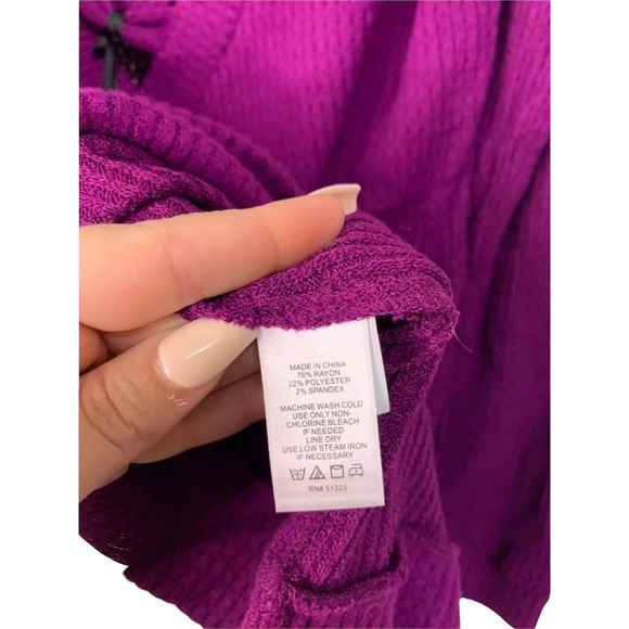 1.STATE Purple Crushed Berry Open Back Size XS NEW - Picture 3 of 4